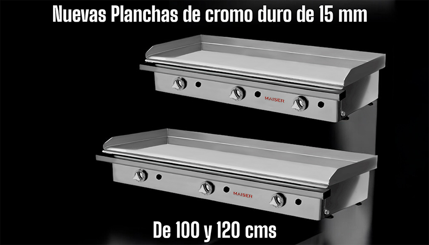 Nuevas planchas de cromo duro de 15 mm de 100 y 120 cms